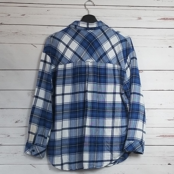 Rails Blue Plaid Jackson Top - Picture 2 of 3